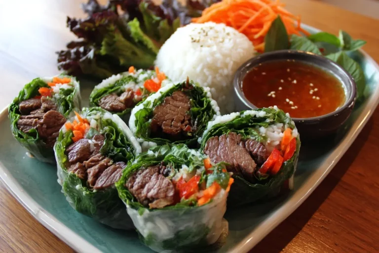 Beef Rolls with Thai Basil and Bold Thai Spices