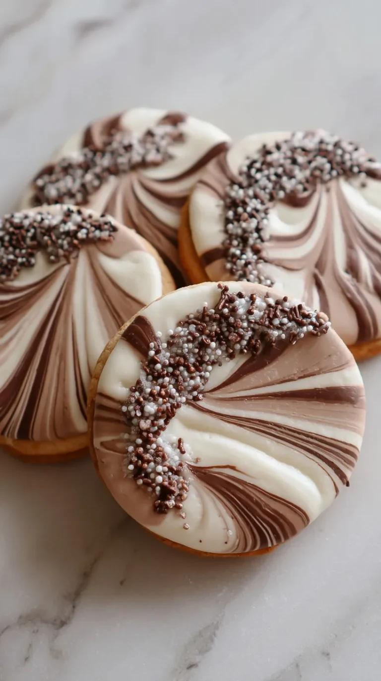 Chocolate Cookies Swirled with Marshmallow Cream