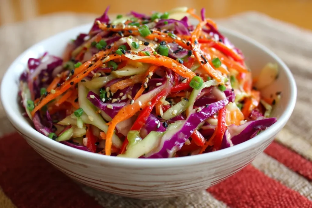 Zesty Sweet & Spicy Pickle Slaw